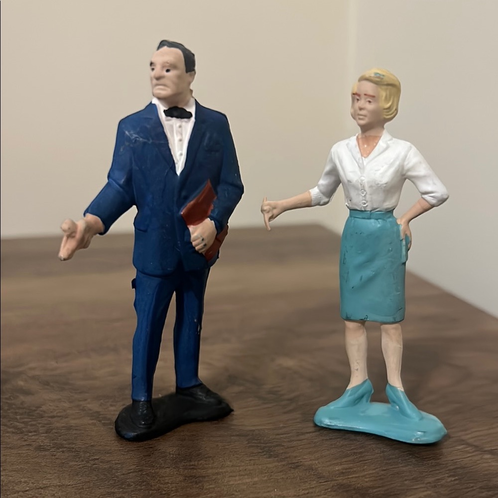 Two Vintage Gilbert 1965 James Bond Figures